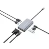 Conceptronic DONN21G nešiojamojo kompiuterio dokas / prievadų plėtiklis, laidinis USB 3.2 Gen 1 (3.1 Gen 1) Type-C, pilkas