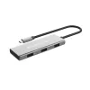 Conceptronic HUBBIES17G USB 3.2 Gen 2 tipo C 7 prievadų USB šakotuvas, pilka spalva