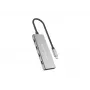 Conceptronic HUBBIES16G USB-C centrinis įrenginys 4 prievadai USB 3.2 Gen 2 10 Gbit/s pilka