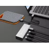 Conceptronic HUBBIES16G USB-C centrinis įrenginys 4 prievadai USB 3.2 Gen 2 10 Gbit/s pilka