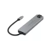 Conceptronic DONN29G 6-in-1 USB 3.2 Gen 2 dokavimo stotelė, 4K60Hz HDMI, USB-A 10Gbps x 2, USB-C 10Gbps, GbE LAN, 140W USB PD 3.1