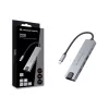 Conceptronic DONN29G 6-in-1 USB 3.2 Gen 2 dokavimo stotelė, 4K60Hz HDMI, USB-A 10Gbps x 2, USB-C 10Gbps, GbE LAN, 140W USB PD 3.1