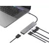 6-in-1 USB 3.2 Gen 1 Dockinė stotelė CONCEPTRONIC DONN33G HDMI, 2×USB-A 5Gbps, 2×USB-C 5Gbps, 100W USB PD, sidabrinė