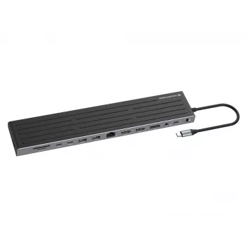 Docking stotelė Conceptronic DONN32B 14-in-1 USB 3.2 Gen 1 HDMI DP