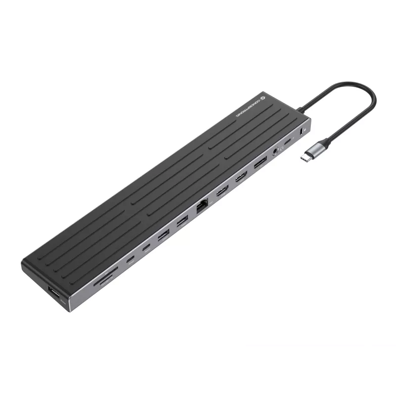 Docking stotelė Conceptronic DONN32B 14-in-1 USB 3.2 Gen 1 HDMI DP