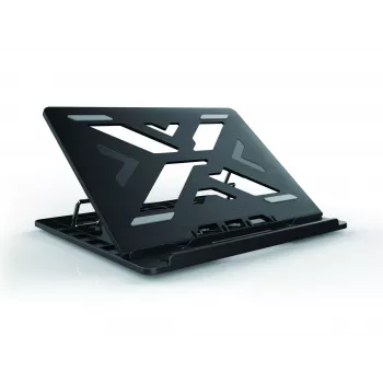 Conceptronic ERGO THANA03B Nešiojamojo kompiuterio aušinimo stovas, juodas, 39,6 cm (15,6 colio)