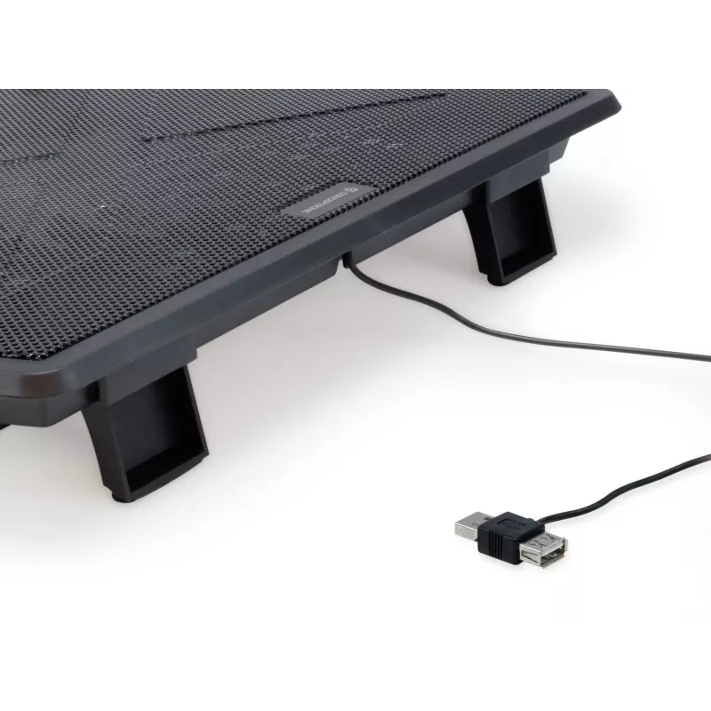 Conceptronic THANA06B aušinimo pagrindas nešiojamam kompiuteriui 39,6 cm (15,6 colio) Juodas