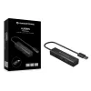 Conceptronic 4 prievadų USB 3.0 aliumininis išplėtimo šakotuvas su USB-C į USB-A adapteriu