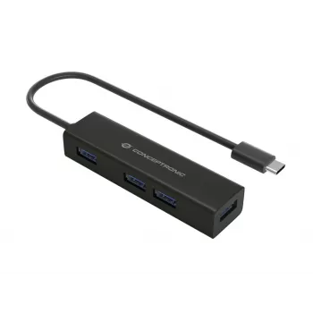 Conceptronic HUBBIES07B USB-C į 4 prievadų USB 3.0 šakotuvas