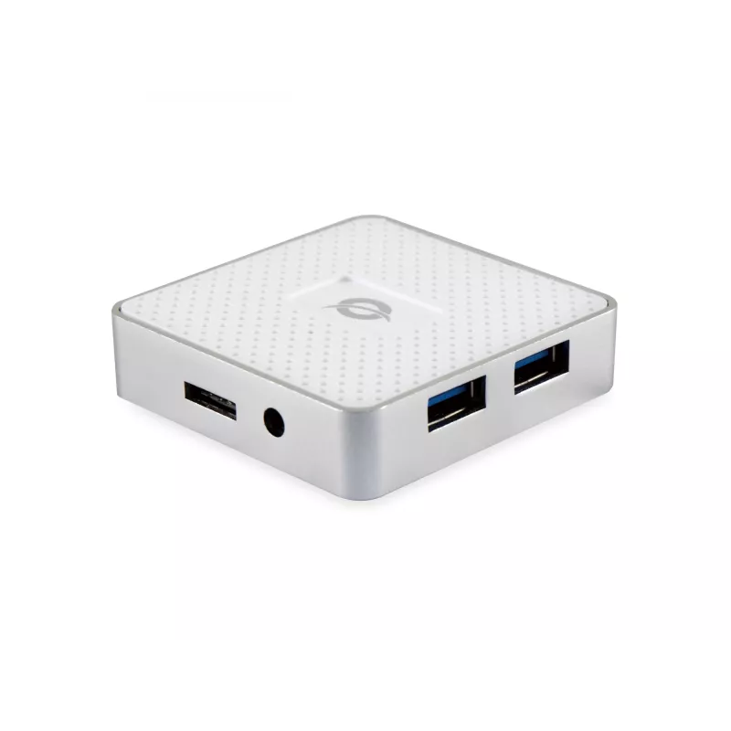 Conceptronic HUBBIES03W USB 3.2 Gen 1 šakotuvas, 4 prievadai, baltas