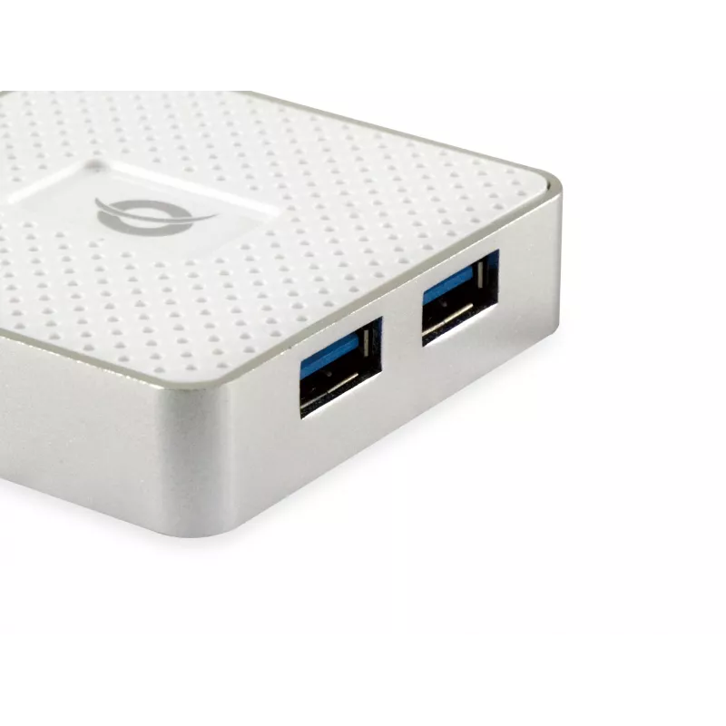 Conceptronic HUBBIES03W USB 3.2 Gen 1 šakotuvas, 4 prievadai, baltas