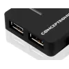 Conceptronic Travel 4 portų USB 2.0 kelioninis šakotuvas
