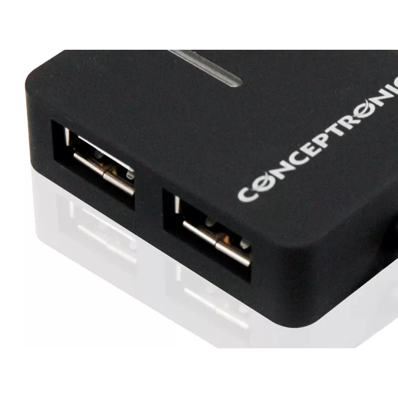 Conceptronic Travel 4 portų USB 2.0 kelioninis šakotuvas