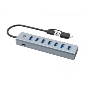 Conceptronic HUBBIES21G 7 prievadų USB 3.0 šakotuvas, 5 Gbps, USB-A x 7