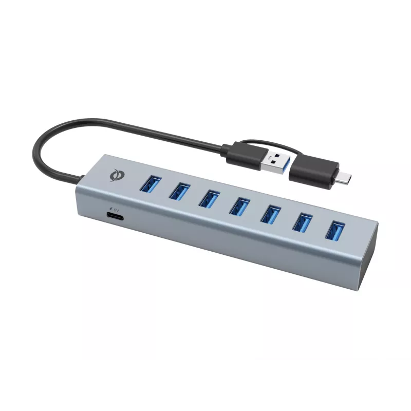 Conceptronic HUBBIES21G 7 prievadų USB 3.0 šakotuvas, 5 Gbps, USB-A x 7