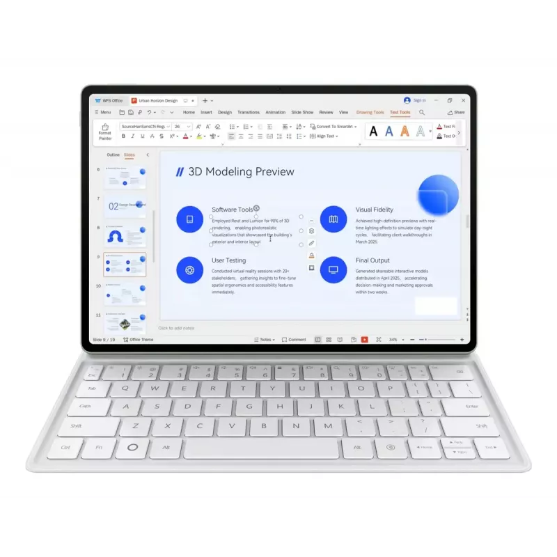 Planšetinis kompiuteris HUAWEI MatePad 12X – 12 colių (30,5 cm), 256 GB, 12 GB RAM, Wi‑Fi 7, HarmonyOS 4.3, žalia