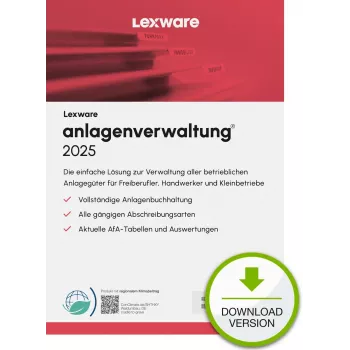 Lexware anlagenverwaltung 2025 „unbegrenzte Laufzeit“ parsisiuntimas – apskaitos programinė įranga
