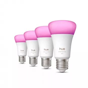 Išmanioji lemputė Philips A60 E27, Bluetooth/Zigbee, 6 W, 810 lm, balta, 4 vnt. pakuotė