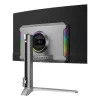 LC-Power LC-M32UCO 31.5 colių QD-OLED 4K Ultra HD lenktas monitorius, 3840×2160, 0,03 ms, 450 cd/m², USB šakotuvas, garsiakalbiai, VESA, reguliuojamas aukštis