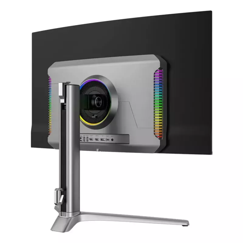 LC-Power LC-M32UCO 31.5 colių QD-OLED 4K Ultra HD lenktas monitorius, 3840×2160, 0,03 ms, 450 cd/m², USB šakotuvas, garsiakalbiai, VESA, reguliuojamas aukštis