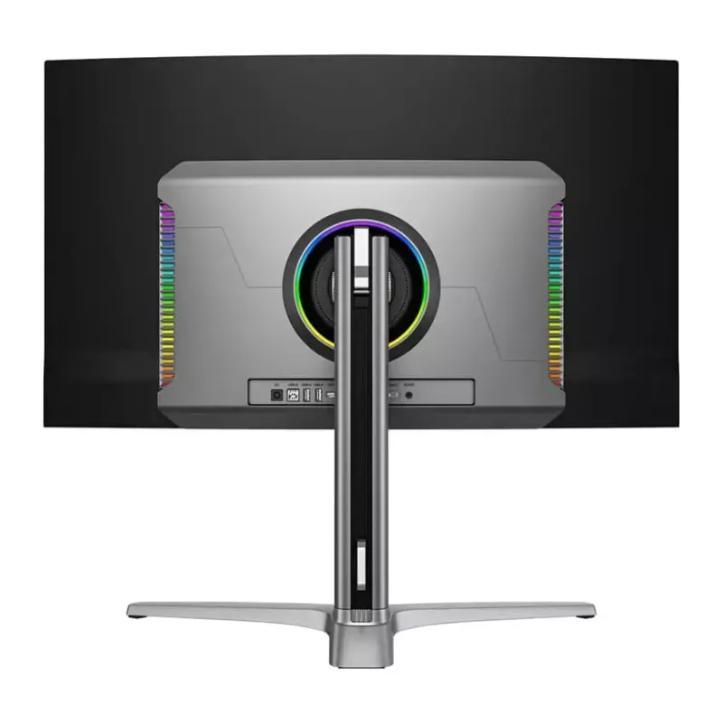 LC-Power LC-M32UCO 31.5 colių QD-OLED 4K Ultra HD lenktas monitorius, 3840×2160, 0,03 ms, 450 cd/m², USB šakotuvas, garsiakalbiai, VESA, reguliuojamas aukštis