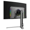 LC-Power LC-M32UCO 31.5 colių QD-OLED 4K Ultra HD lenktas monitorius, 3840×2160, 0,03 ms, 450 cd/m², USB šakotuvas, garsiakalbiai, VESA, reguliuojamas aukštis