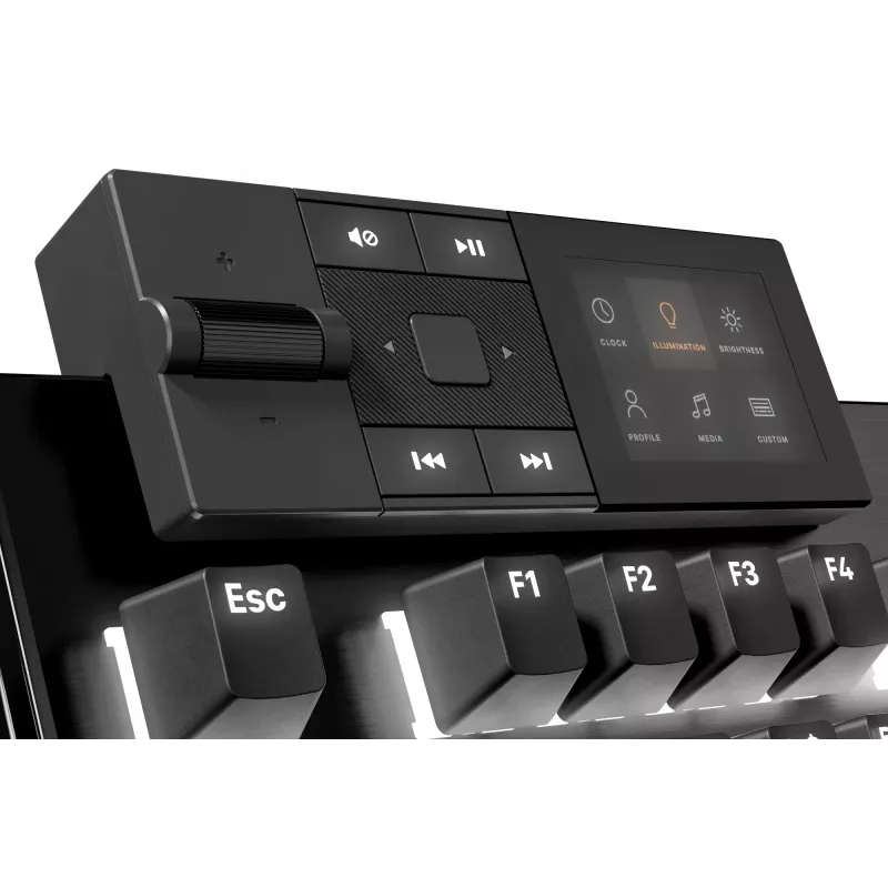 be quiet! Dark Mount Silent Linear DE ISO klaviatūra, USB, QWERTZ, vokiškas išdėstymas, juoda