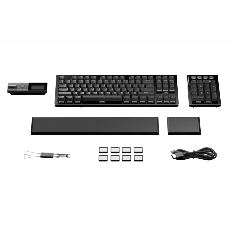 be quiet! Dark Mount Silent Linear DE ISO klaviatūra, USB, QWERTZ, vokiškas išdėstymas, juoda