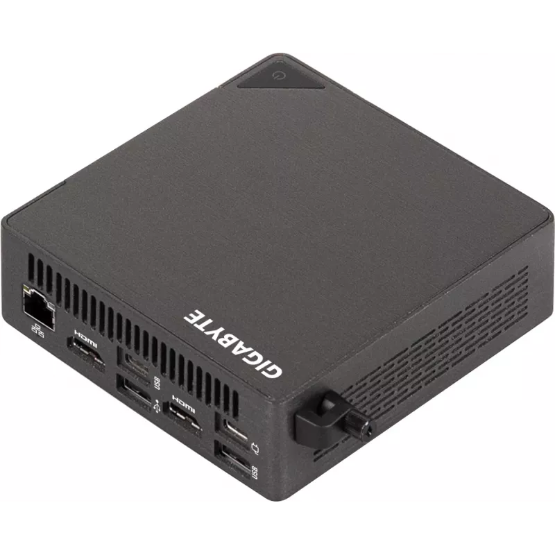 GIGABYTE BRIX Mini kompiuteris Core Ultra 7 255H, 2xDDR5 SO-DIMM, 2xHDMI, 2xUSB-C, 0,46L