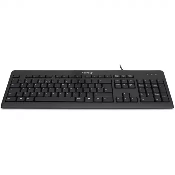 TERRA 1500 laidinė klaviatūra [US/EU] USB QWERTY juoda