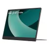 Nešiojamas monitorius LG 17MT70, 17 colių, WQXGA, IPS, LED, USB-C, juodas su nerūdijančiu plienu
