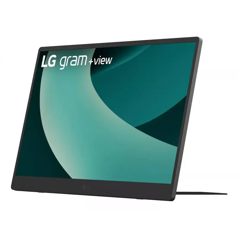 Nešiojamas monitorius LG 17MT70, 17 colių, WQXGA, IPS, LED, USB-C, juodas su nerūdijančiu plienu