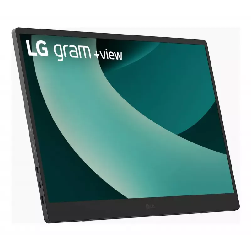 Nešiojamas monitorius LG 17MT70, 17 colių, WQXGA, IPS, LED, USB-C, juodas su nerūdijančiu plienu