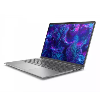 HP ZBook 8 G1i nešiojama darbo stotis, Intel Core Ultra 7 255H, 16 colių WQXGA, 32 GB DDR5, 2 TB SSD, NVIDIA RTX PRO 500 Blackwell, Wi-Fi 7, Windows 11 Pro, sidabrinė