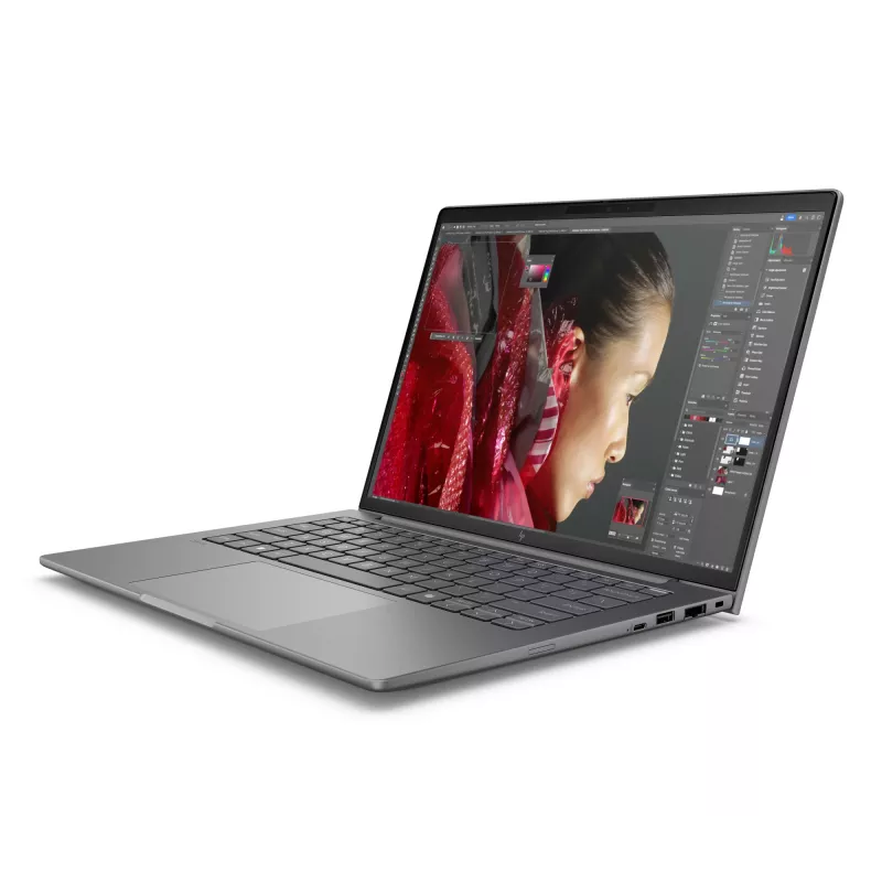 HP ZBook 8 G1i nešiojama darbo stotis Intel Core Ultra 5 225H 35,6 cm (14 inch) jutiklinis ekranas WUXGA 16 GB DDR5-SDRAM 512 GB SSD NVIDIA RTX 500 Ada Wi-Fi 7 (802.11be) Windows 11 Pro sidabrinė