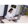 BakkerElkhuizen Evoluent 4 Wireless, dešinei rankai, vertikalus dizainas, lazerinis, RF belaidis, 2600 DPI, juoda, mėlyna