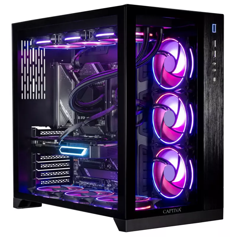 Stalinis kompiuteris CAPTIVA Highend Gaming I90-064 i9-14900KF 64GB 2TB RTX5070 Windows 11