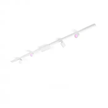 Philips Hue White and colour ambience Perifo tiesių lubų bėgių pagrindo rinkinys (4 taškai)