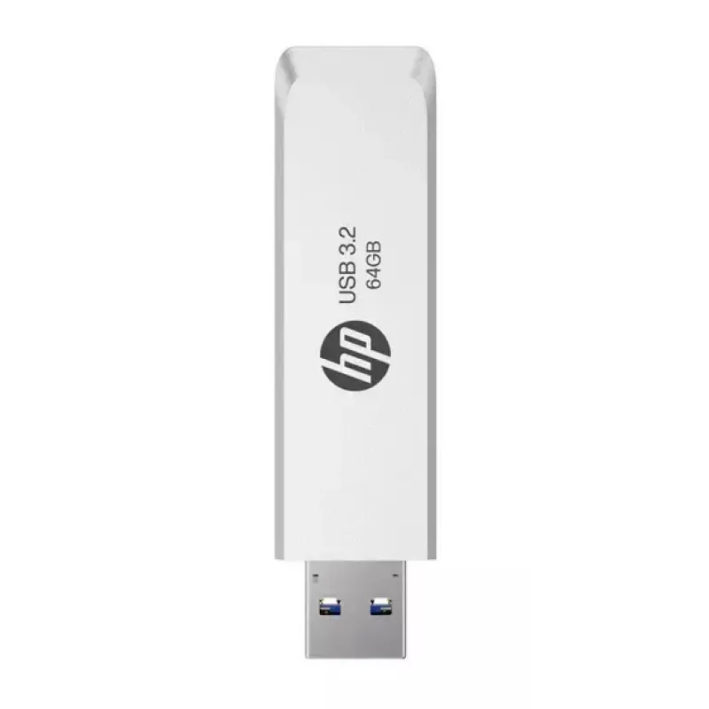 USB atmintukas HP HPFD819W-A-64 64 GB USB Type-A 3.2 Gen 2 (3.1 Gen 2) sidabrinis, stumdomas