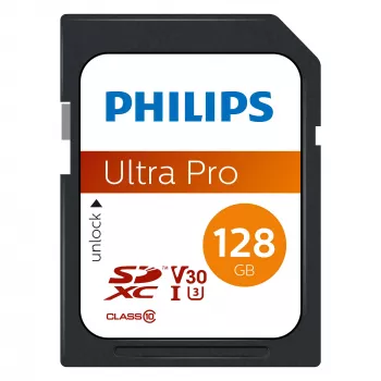 Philips 128 GB SDXC UHS-I FM12SD65B atminties kortelė