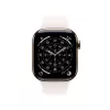 Išmanusis laikrodis Apple Watch Series 11 GPS + Cellular 42 mm auksinis titano korpusas, švelniai rožinis sportinis dirželis S/M