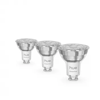 Philips Hue White and colour ambience Essential GU10 – išmanusis prožektorius – 345 lm – 4,7W – 3 vnt. pakuotė