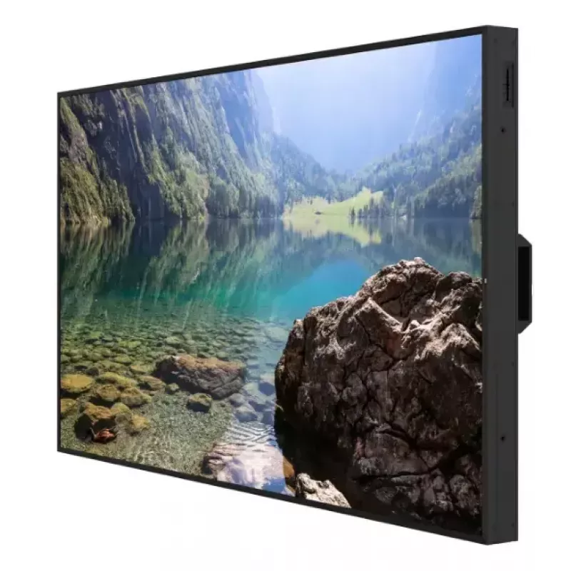 Skaitmeninės reklamos plokščiasis ekranas Hisense 55WH80F – 55 colių (139,7 cm) LED, 4K UHD, 4000 cd/m², Android 11, 24/7, ADS skydelis, 8 ms, VESA, juodas