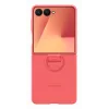 Samsung Galaxy Z Flip7 dėklas su žiedu, silikoninis, 17,4 cm (6,85 colio), raudonas