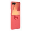 Samsung Galaxy Z Flip7 dėklas su žiedu, silikoninis, 17,4 cm (6,85 colio), raudonas