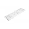 Contour Design Active Key AK-C8100F-U1-W/US klaviatūra medicininė USB QWERTY JAV anglų balta