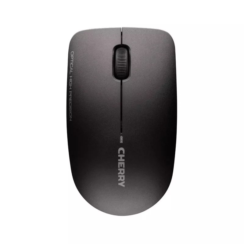 CHERRY DW 3000 belgiška AZERTY belaidė klaviatūra su pele, juoda