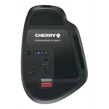 CHERRY Stream ultimate pelė dešinei rankai RF belaidė + Bluetooth + USB Type-C 4000 DPI