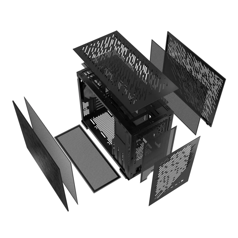 XPG VALOR AIR NANO MID-TOWER CHASSIS - Juoda
