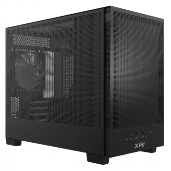 XPG VALOR MESH NANO MID-TOWER-CHASSIS - Juoda, Midi bokštas, PC, Juoda, micro ATX, Mini-ITX, SPCC, 17 cm